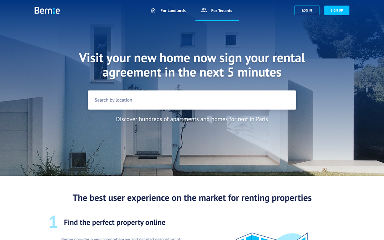 Bernie.re real estate portal